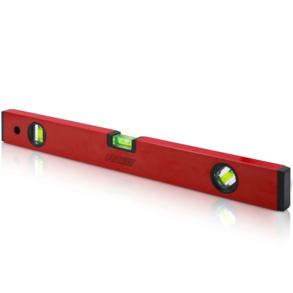 Promaker 18 inch level with 180° bubble for overhead readings