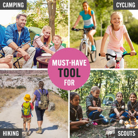 PRO-MASTER pink bottle opener for easy beverages during outdoor adventures
