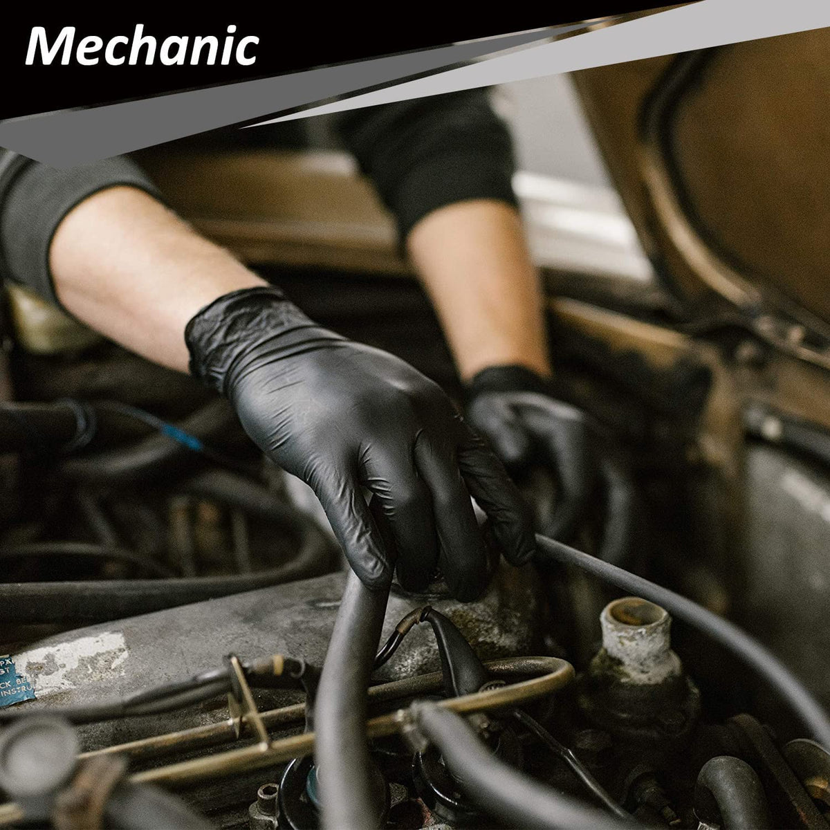 PROMEDIX P nitrile gloves in use, providing dexterity for cooking and cleaning.