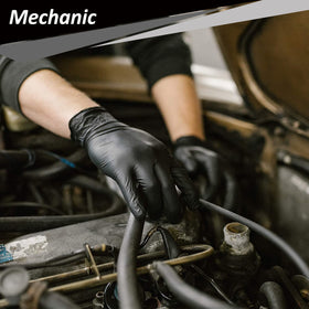 PROMEDIX P nitrile gloves in use, providing dexterity for cooking and cleaning.