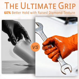 PROMEDIX P nitrile gloves high elasticity and tear resistance for tough work.