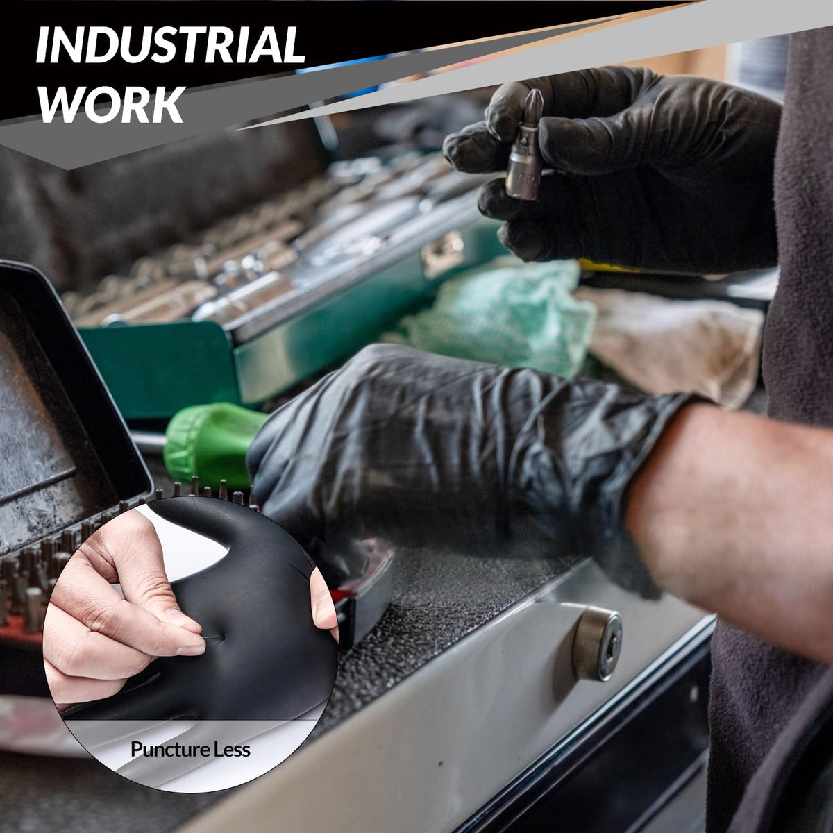 PROMEDIX P latex-free, powder-free nitrile gloves suitable for sensitive skin.