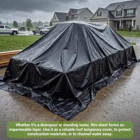 PROMORE crawl-space moisture barrier helps protect foundations from dampness.