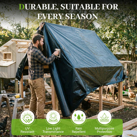 PROMORE UV-protected plastic sheeting suitable for prolonged outdoor use.