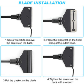Pronetcus algae scraper protective cover keeps blades safe