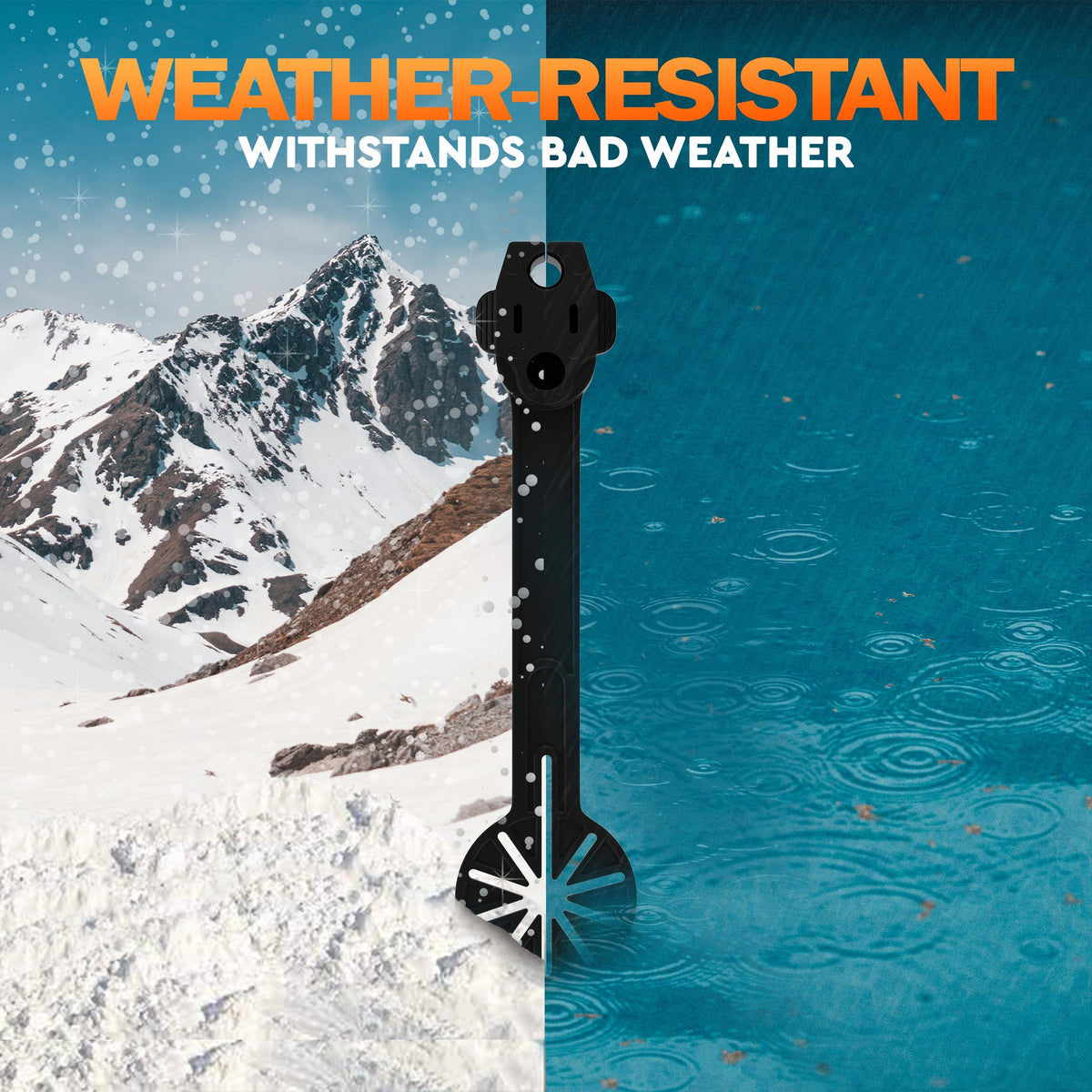 Prong Shield extension-cord-protector for weatherproof outdoor use