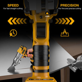 PropeLannt built in LED light improves visibility in dim workshops for precise cuts.