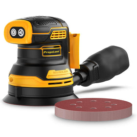 PropeLannt random orbital sander in compact form for easy handling in tight spaces