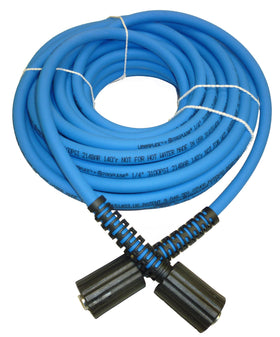 ProPulse UberFlex kink-resistance hose shown with 22mm-14 fittings for reliable cold-water cleaning