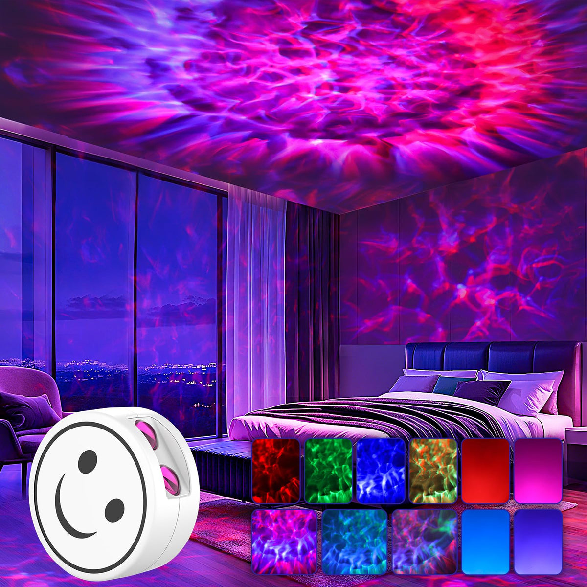 Proran Galaxy Projector remote control for easy brightness and mode changes