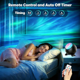 Proran Northern Lights Projector with adjustable brightness levels tailors glow to mood and space