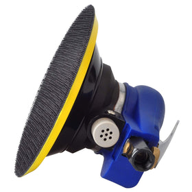 PROSHI pistol-grip air sander offers comfortable handling and control.