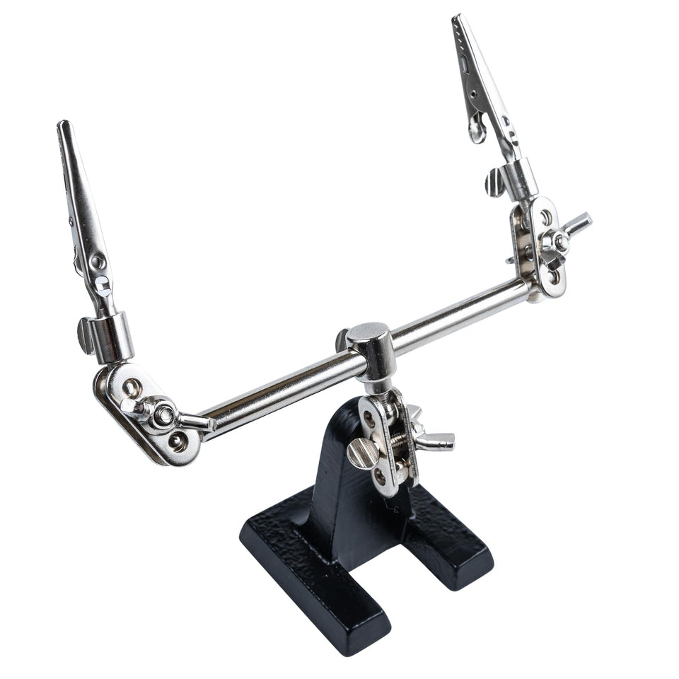 Pro'sKit Helping Hands soldering aid base keeps parts upright for steady work