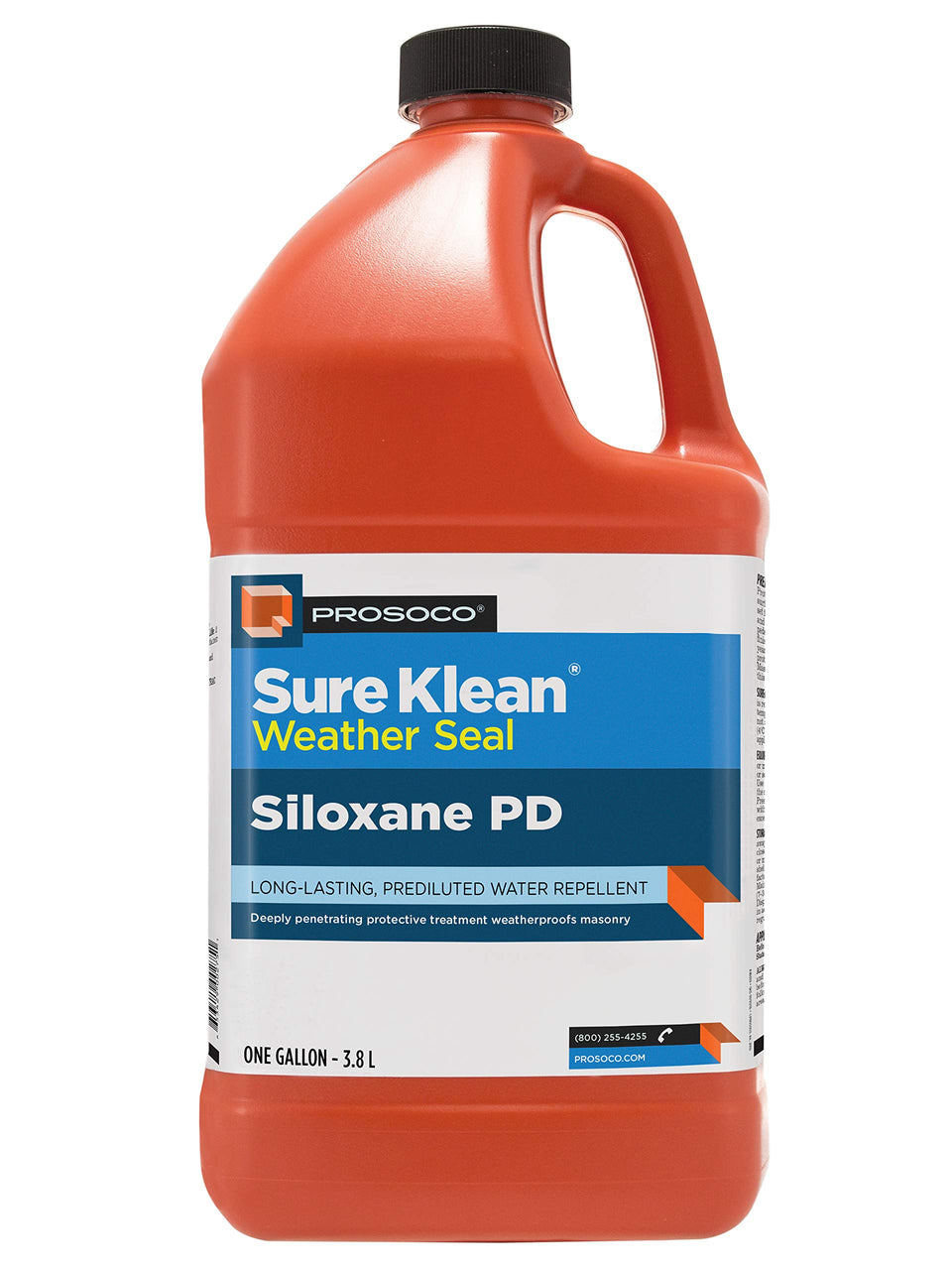 Prosoco Sure Klean Weather Seal Siloxane PD bottle pour enables easy brick sealing.