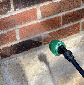Prosoco Sure Klean Weather Seal Siloxane PD protected brick wall showing seal integrity.