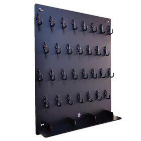 PROSPACE P0004 acrylic key hooks front view with 30 hooks for organized keys.