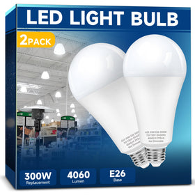 Prosperbiz 300W LED bulb with 4060 lumens for bright daylight illumination