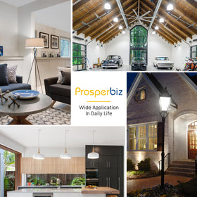 Significant energy savings with Prosperbiz LED compared to traditional bulbs