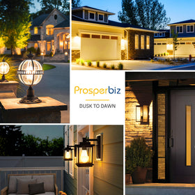 Prosperbiz garden and deck lighting enhances outdoor safety and curb appeal