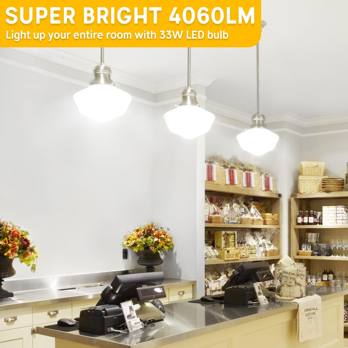 Versatile lighting for garage, workshop, and warehouse environments