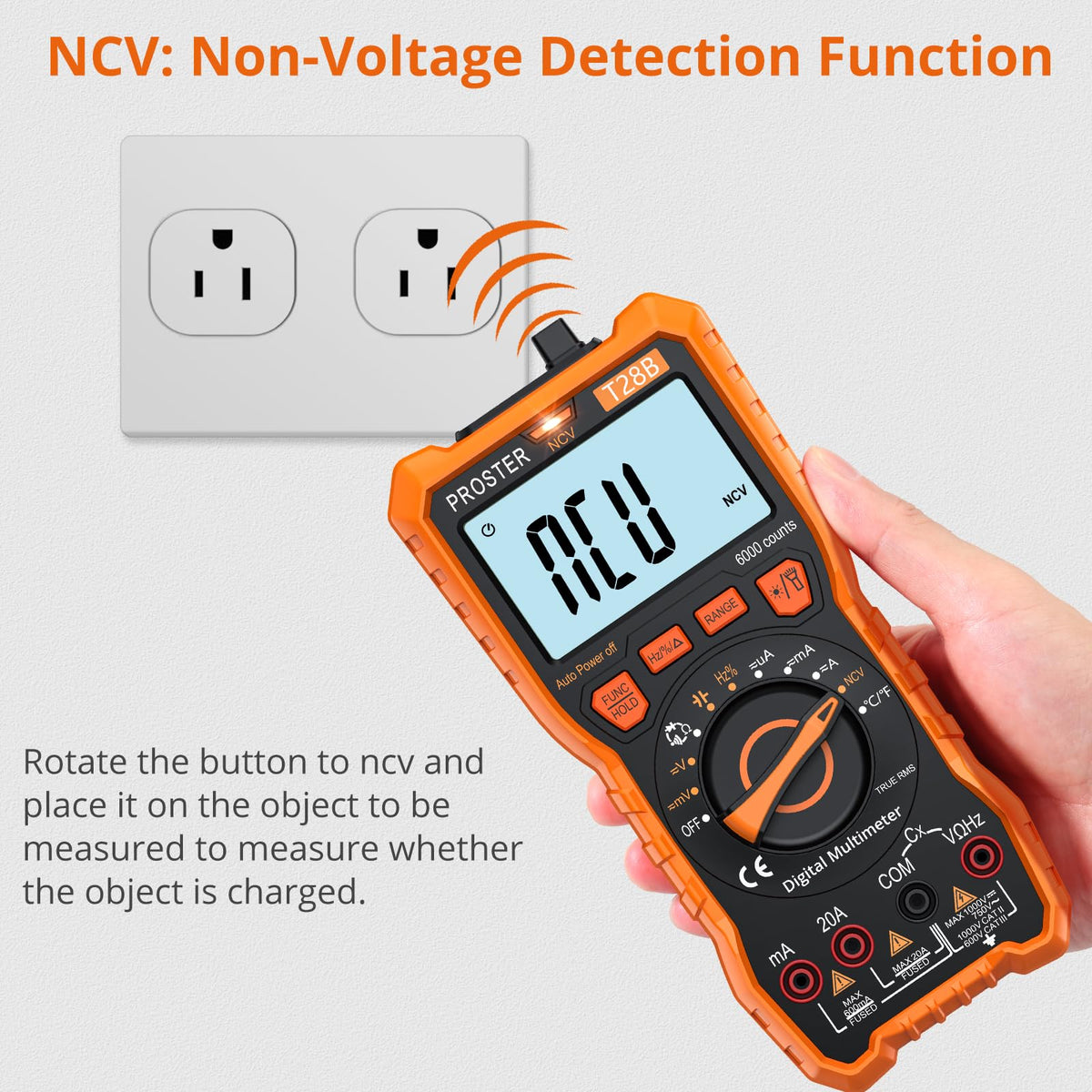 Proster digital multimeter diode test for quick component checks