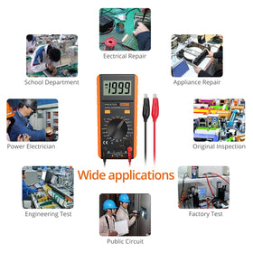 Proster LCR Meter auto power-off conserves battery during projects