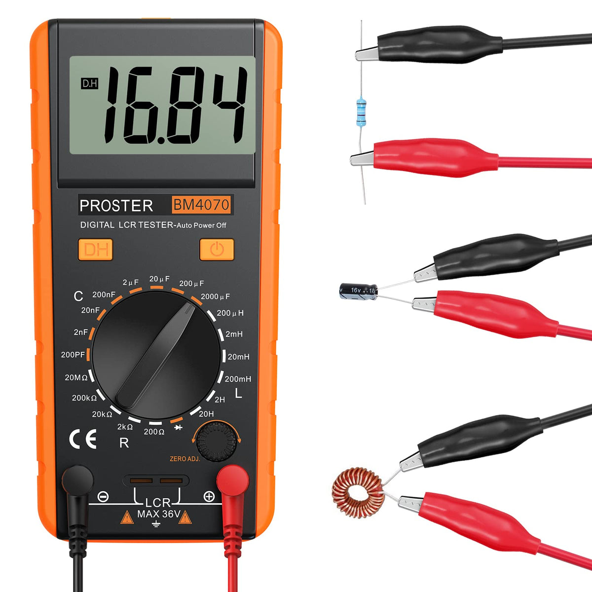 Proster LCR Meter data hold freezes readings for documentation