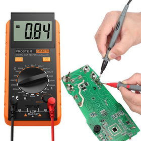 Proster LCR Meter inductance range supports testing inductors, transformers, and coils
