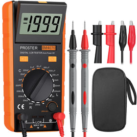 Proster LCR Meter package front shows compact precision for on-the-go testing