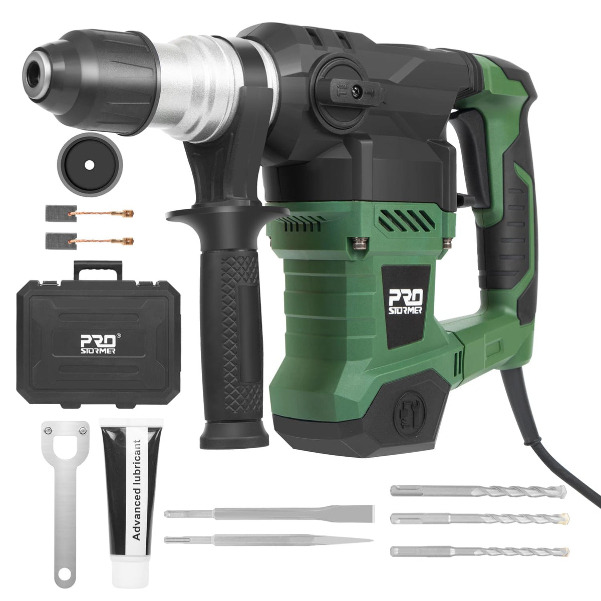Prostormer SDS-Plus rotary hammer 1-1/4 inch overview for tough drilling tasks