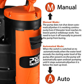 Sturdy base plate from Prostormer helps prevent debris buildup in sump pits