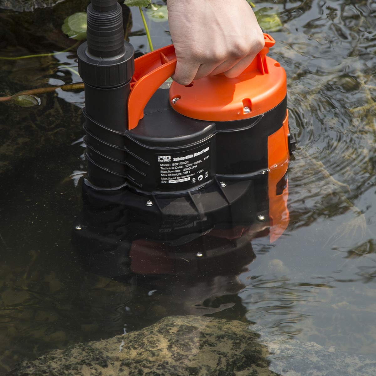 Automatic start stop level control on the Prostormer 3500GPH pump