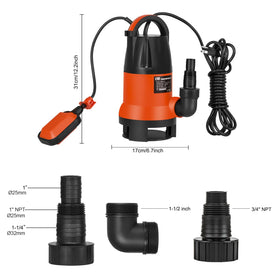 Prostormer automatic on-off sump pump conserves power and monitors drainage