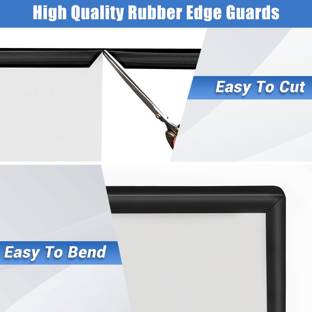 Protalwell 3/4-inch edge banding covers cabinet edges.