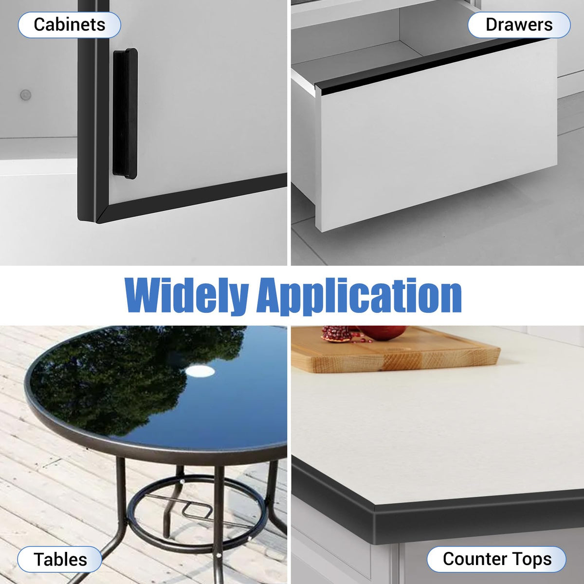 Protalwell edge band protects drawers and shelves from burrs