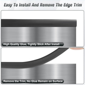 Protalwell cabinet edge protector delivers a clean finish.