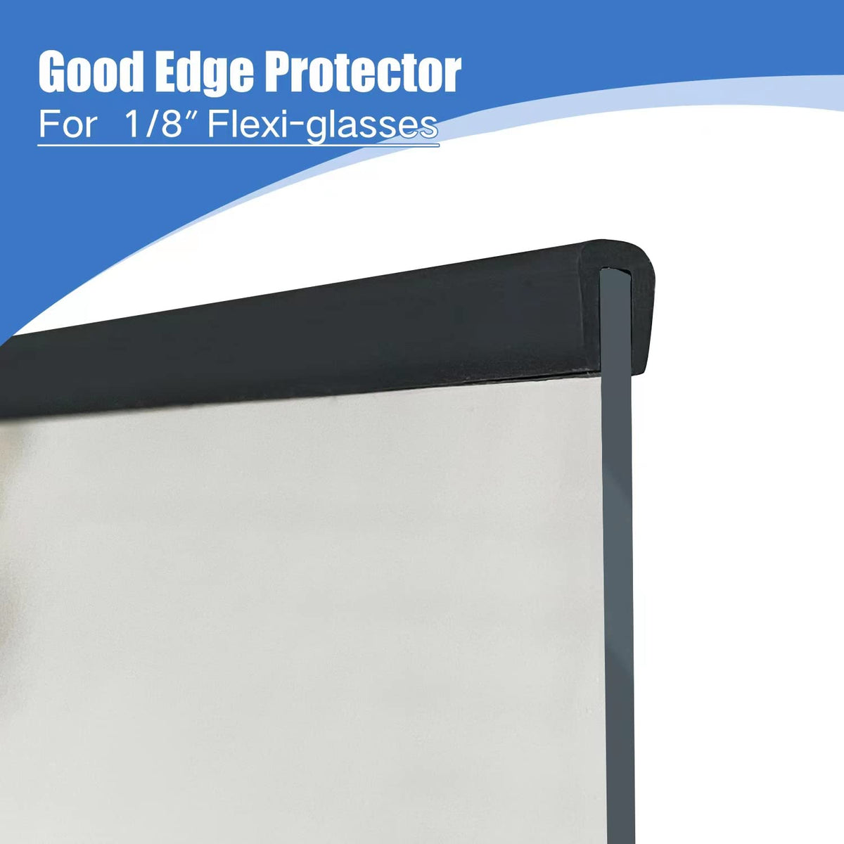 Protalwell edge trim provides safe, finished edges for mirrors and glass.