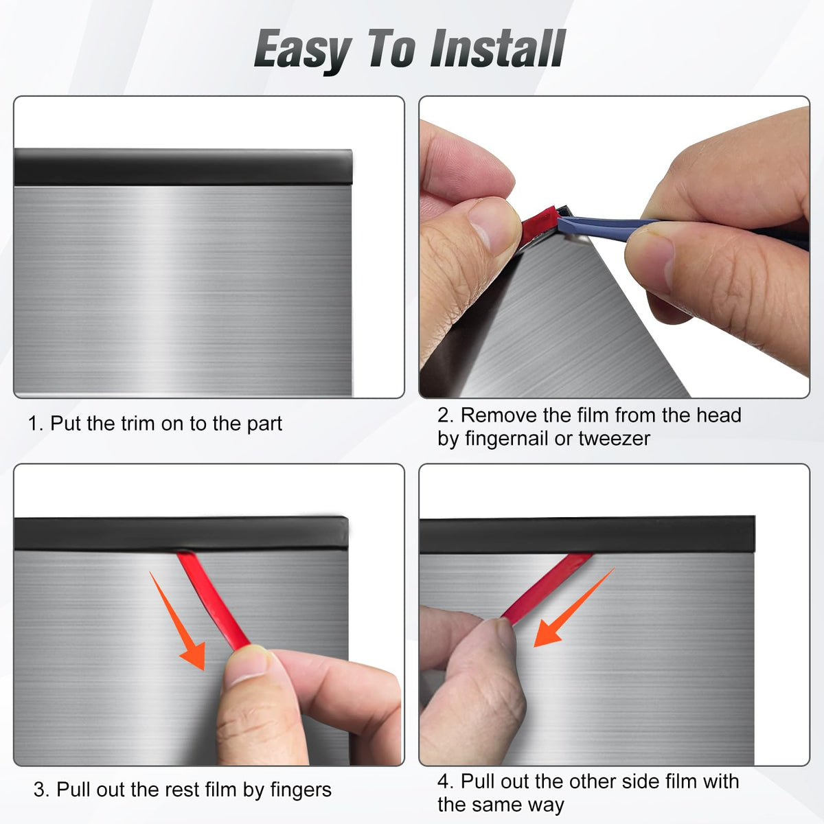 Protalwell weather-resistant edge trim seals dust and noise.