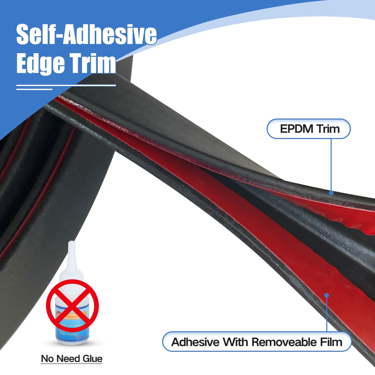 Protalwell EPDM dense rubber material provides durability and easy washing for long-term use.