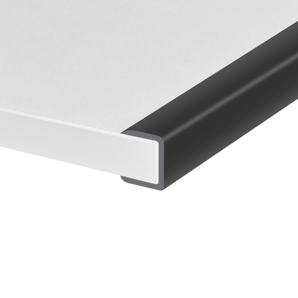 Protalwell rubber edge trim self-adhesive protects cabinet edges from nicks.
