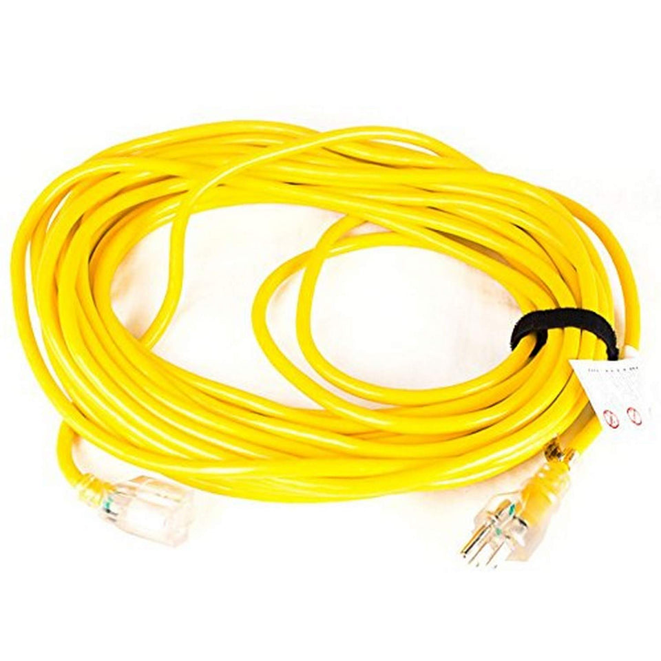 ProTeam 101678 yellow extension cord with 50-foot reach for versatile power access