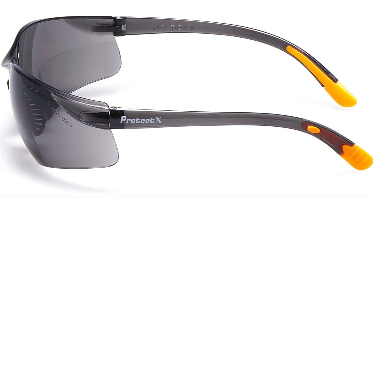 ProtectX 3-pack tinted safety glasses rubber grips for daily wear