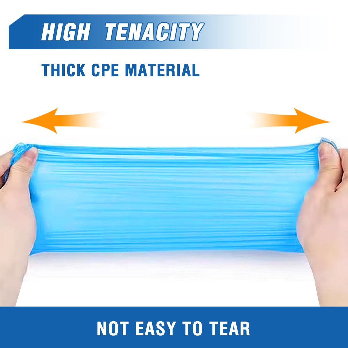 ProtectX disposable shoe cover XL, side view, secure fit with double-elastic bands