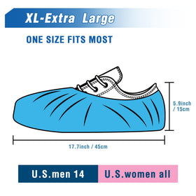 ProtectX disposable shoe cover XL, embossing texture for slip resistance