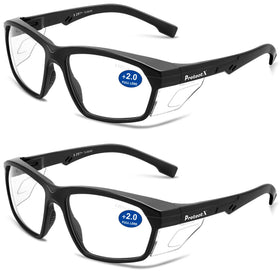 ProtectX Safety Reading Glasses 2.0 frame close-up for all-day comfort.