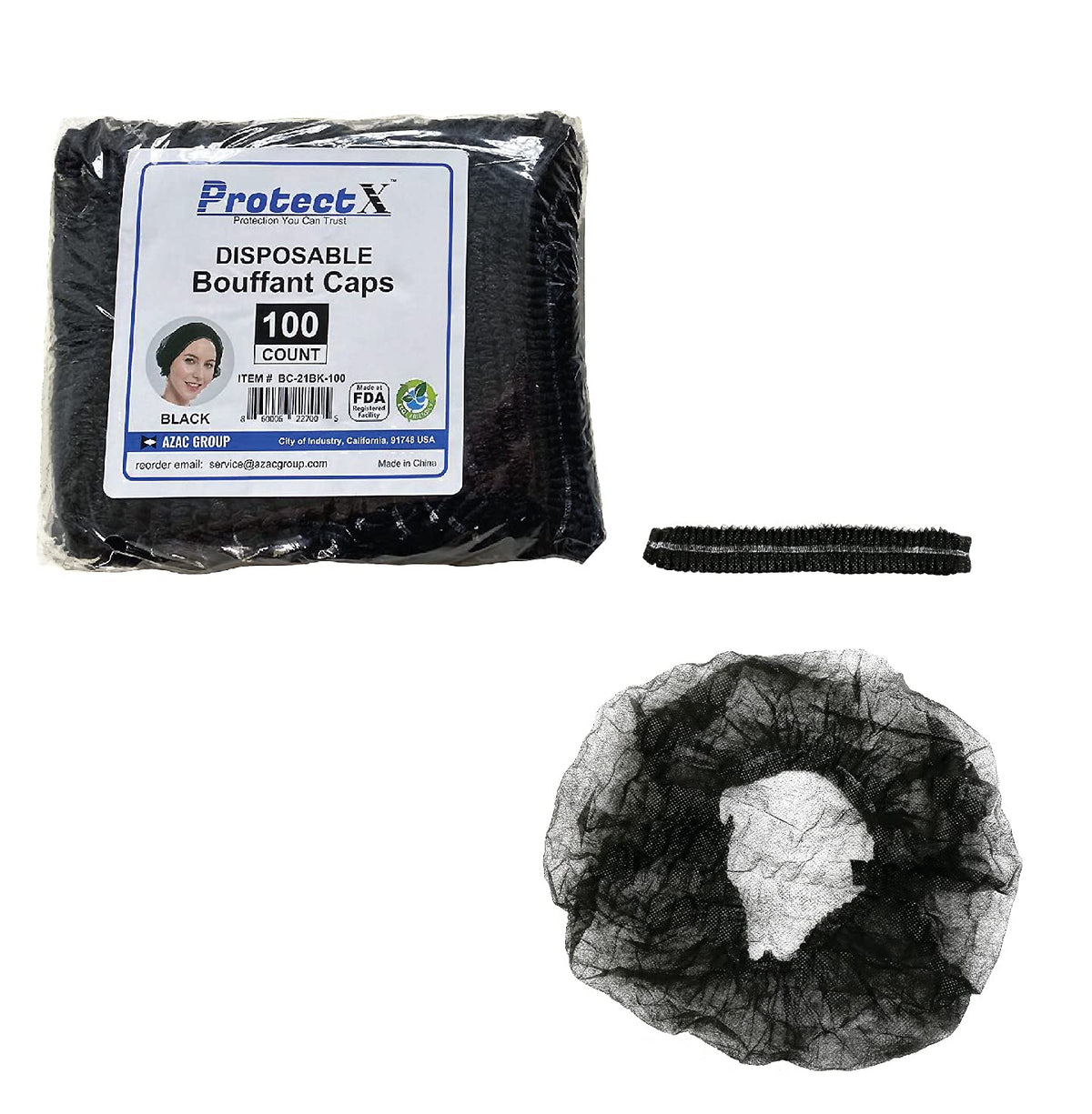 ProtectX head covers suited for food service and spa environments.