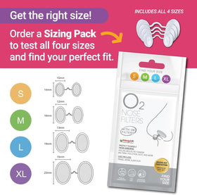 Protego O2 Nose Filters latex-free design for comfortable wear.