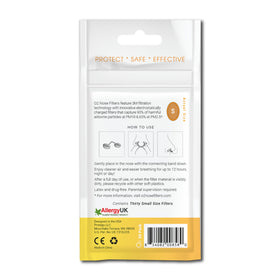 Protego O2 nose filters should be replaced after eight hours of use