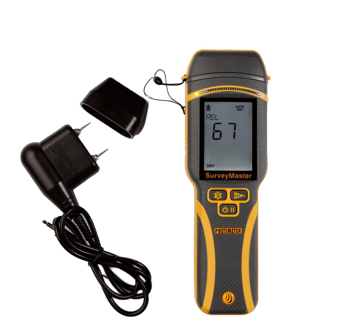 Protimeter SurveyMaster Bluetooth connects to Protimeter Connect app for saved readings