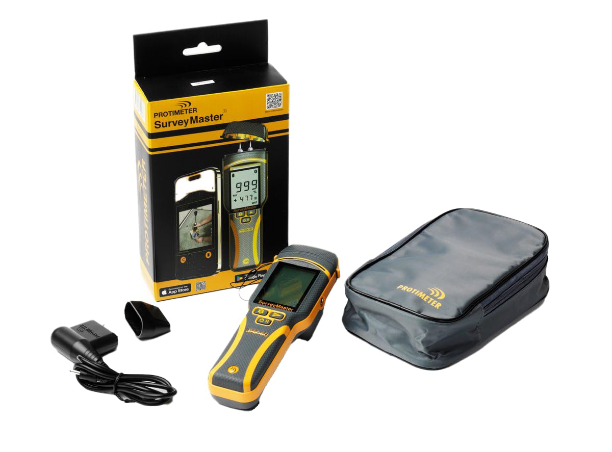 Protimeter SurveyMaster long battery life keeps you productive on extended inspections